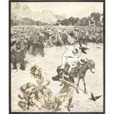 Untitled (Art in Defiance) by Wilfried Sätty, 1969, mixed media collage, sold Mar 2025