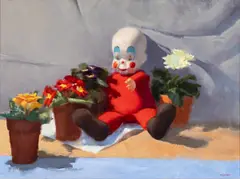 Untitled by Randall Sexton, oil on canvas, sold Mar 2025