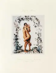Jeff & Ilona by Annie Leibovitz, Chromogenic Crint on Wedding Invitation, sold Apr 2026