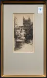 Untitled by Primrose Pitman, etching, sold Feb 2025