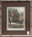 Untitled by Josef Eidenberger, etching, sold Feb 2025