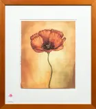 Poppy by Gianna Marino, 2003, watercolor, sold Feb 2025