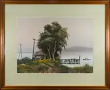 Untitled by Larry Wilson, watercolor, sold Feb 2025