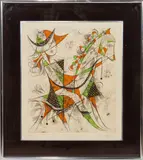 Untitled by Alfred Finsterer, etching, sold Feb 2025