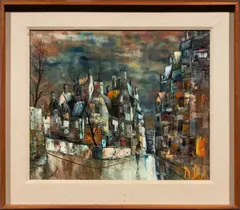 Untitled by Marc Selva, oil on panel, sold Feb 2025