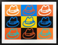 Hats by Tom Slaughter, 1991, Gouache on Paper, sold Apr 2026