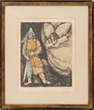 Josue Arme par l'Eternel" [Joshua Armed by the Eternal] by Marc Chagall, 1958, Etching, sold Apr 2026