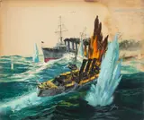The Lonely Command by Harry Schaare, Gouache and Acrylic on Paper Laid to Board, sold Apr 2026