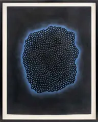 Infinity Nets by Yayoi Kusama, 1995, Mixed Media on Blue Toned Paper, sold May 2026
