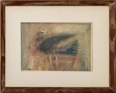 Abstract Composition by Reginald Weston, 1950, Mixed Media on Paper, sold May 2026