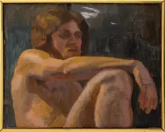 Portrait of a Nude Man by Rachel Kendall Gordon, 1978, Oil on Canvas, sold May 2026