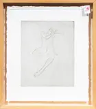 Untitled (Nude) by Robert Graham, etching, sold Feb 2025