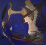 Untitled by Bonita Barlow, oil on canvas, sold Mar 2025