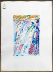 Ducks by Joyce Treiman, etching in colors, sold Mar 2025