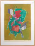 Untitled by Marianne Diffenderfer, monotype, sold Mar 2025