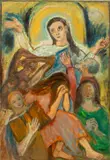 Prayer for the Wretched by Thea Thalie, Oil on Canvas, sold May 2026