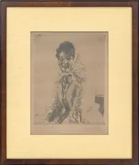 A Skeri Girl by Anders Zorn, 1912, Etching on Paper, sold Jul 2026
