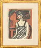 Portrait of a Woman by Auguste Chabaud, Lithograph in Colors, sold Jul 2026