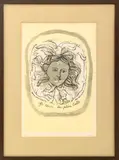 Je suis la Plus Belle" [I am the Most Beautiful] by Jane Evans, Lithograph in Colors, sold Jul 2026