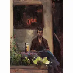 Untitled by Keith Wicks, oil on canvas, sold Mar 2025