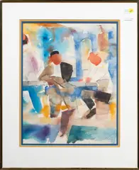 Untitled by Samuel Colburn, watercolor, sold Mar 2025