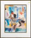Untitled by Samuel Colburn, watercolor, sold Mar 2025