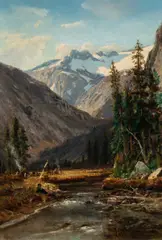 Mount Lyell by William Keith, oil on canvas, sold Apr 2025