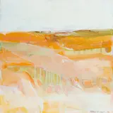 Low Angle Thrust Faults by Richard Larson, 1980, acrylic on canvas, sold Apr 2025