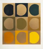 Arany" from the "Lapidaire Portfolio by Victor Vasarely, 1968, screenprint in colors, sold Apr 2025