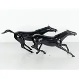 Wild Horses by Loet Vanderveen, 1999, bronze sculpture, sold Apr 2025