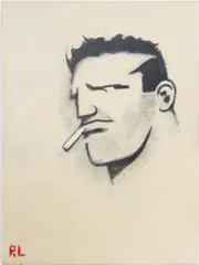 Al McQueen by Robert Loughlin, 2010, Acrylic on Canvas, sold May 2026