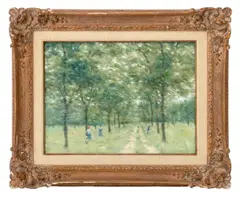 Country Lane by Andre Gisson, Oil on Canvas, sold May 2026