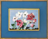 Flowers by Thanos Tsingos, Oil on Canvas, sold May 2026