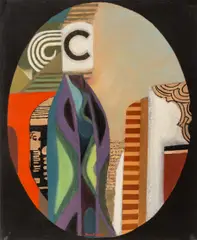 Pianoforte No. 1 by Max Papart, 1978, Oil on Canvas, sold May 2026
