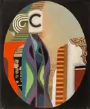 Pianoforte No. 1 by Max Papart, 1978, Oil on Canvas, sold May 2026