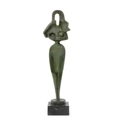 Untitled by Alexander Archipenko, 1917, Bronze Sculpture, sold May 2026
