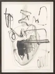Untitled (Abstract Composition) by Jana Schröder, circa 2020, Ink on Paper, sold May 2026