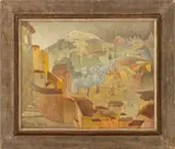 Anticoli Corrado by Letizia Cerio, 1958, Oil on Canvas, sold Jun 2026