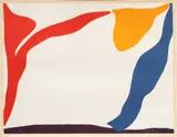 Untitled by Ray Parker, lithograph in colors, sold Apr 2025