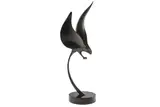 Bird of Prey by Blaine Black, 1988, bronze sculpture on stone base, sold Apr 2025