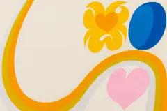 Heartrise by Carol Summers, Woodblock Print in Colors on Cardstock, sold Jun 2026