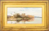 Temple of Philae by James Docharty, 1876, Oil on Canvas, sold Jun 2026