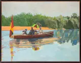 Un Dimanche da Mai by Antonio Seguí, 1971, Oil on Photograph mounted on Canvas, sold Jun 2026