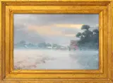 Foggy Morning on the Union River by Joe Keiffer, Oil on Canvas, sold Jun 2026