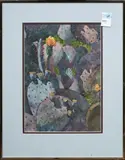 Cacti by Carolyn Lord, 1984, watercolor, sold Apr 2025