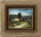 Provenance Landscape by Jacques Michel G. Dunoyer, Oil on Canvas, sold Jun 2026