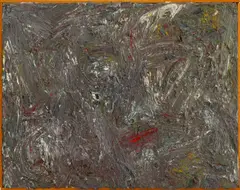 Abstract Composition by Andy Miller, Oil on Canvas, sold Jun 2026