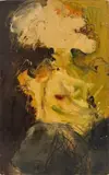 Abstract Composition by Elfi Schuselka, circa 1965, Oil on Board, sold Jun 2026