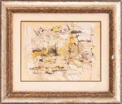 Abstract Composition by Gino Hollander, 1968, Mixed Media on Paper, sold Jun 2026