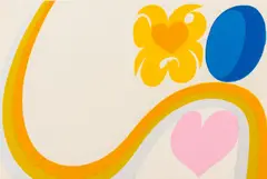 Heartrise by Carol Summers, Woodblock Print in Colors on Cardstock, sold Jun 2026